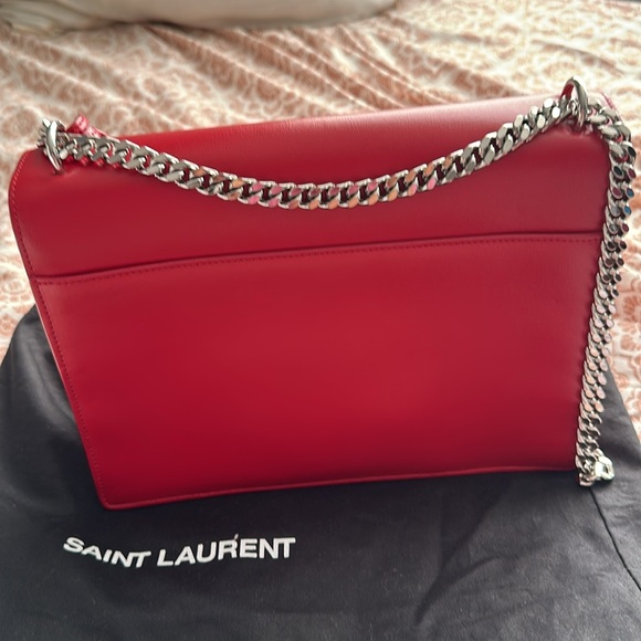 AUTHENTIC 2018 ysl sac mng l sunset avec tass - Picture 8 of 10